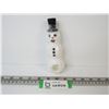 Image 1 : (New) Snowman Pipe (rubber pipe w/glass bowl)