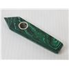 Image 3 : Bamboo Leaf Stone Pipe w/Extra Screen & Cleaner (unused)