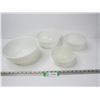 Image 2 : (4) Fire King Mixing Bowls (have wear)