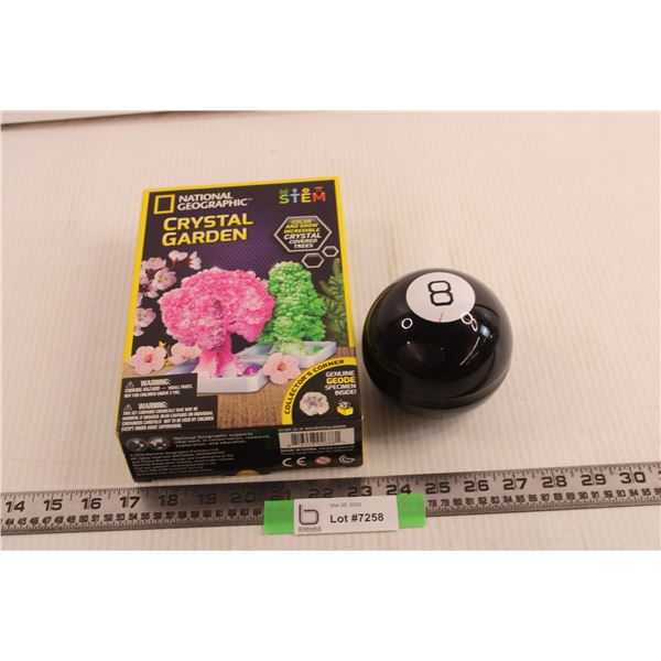 National Geographic Crystal Garden And Magic 8 Ball