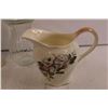 Image 6 : (3) Vases + Sugar & Cream Bowls