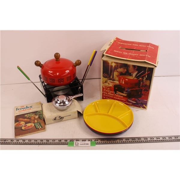 Eaton's Meat Fondue Set