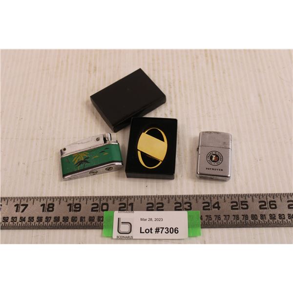 (2) Lighters & Keychain