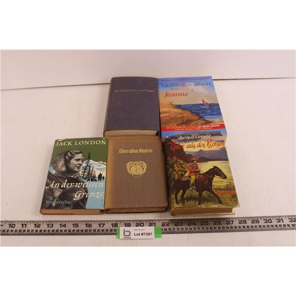 (5) Books (4- German, 1- French)