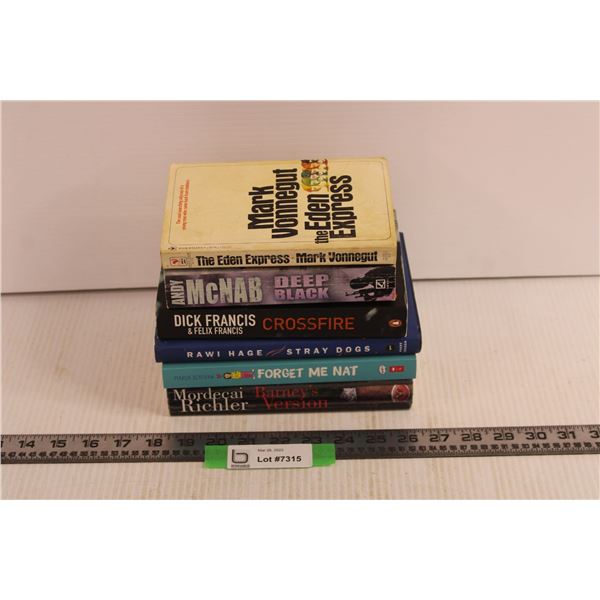 (6) Books (5 Fiction, 1 Auto-Biography)
