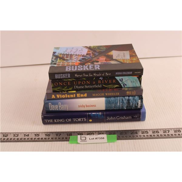 (5) Books (4 Fiction, 1 Memoir)