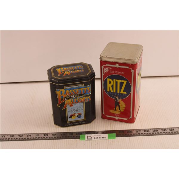 (2) Empty Tins