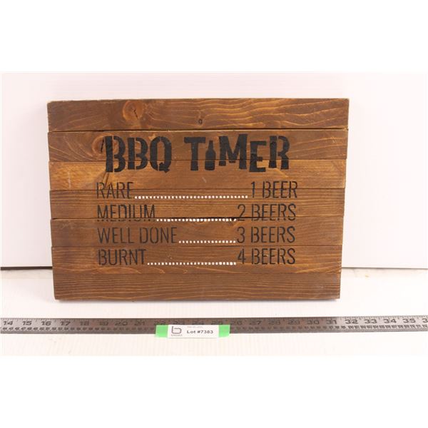 BBQ Timer Wall Decoration