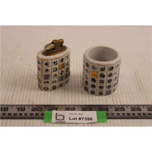 Mosaic Lighter & Cigarette Holder