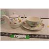 Image 6 : Rose Garden Fine China Tea For One and Saucer