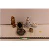 Image 1 : (2) Figurines + Small Picture Frame & Miscellaneous