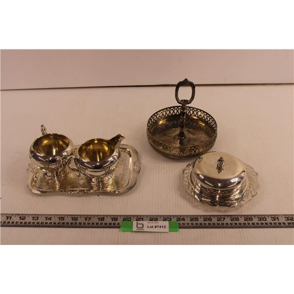 Silver Plate Serving Items