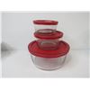 Image 2 : Anchor Glass Containers w/Lids - JAJ Casserole Dish w/Lid - Pyrex Dish (no lid) - Corning Ware Dish