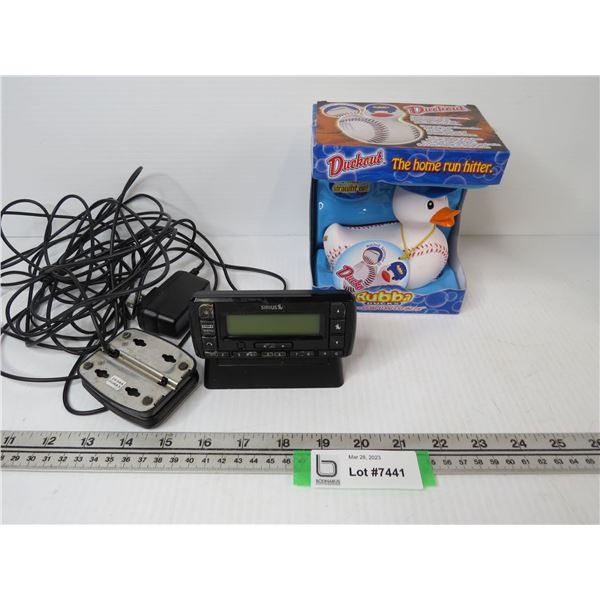 Duckout Baseball Rubber Duck Sirius Radio Control?