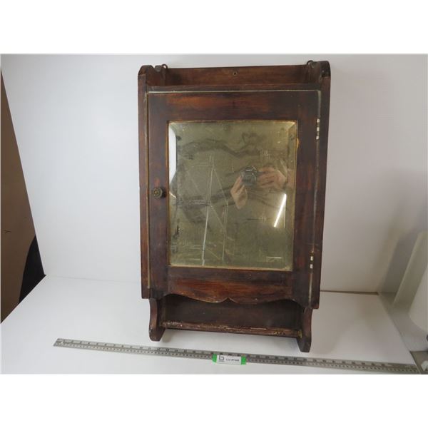 Vintage Wooden Medicine Cabinet (17" x 30")