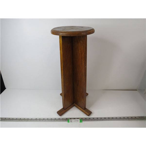 Vintage Stool (cracks in seat 12" x 21 1/2")