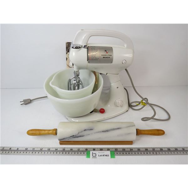 Hamilton Beach Mixer (working) - Marble Rolling Pin