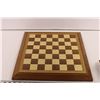 Image 4 : Tapered Wood Chess Cabinet with Chessman