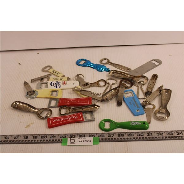 Bag of Vintage Bottle Openers