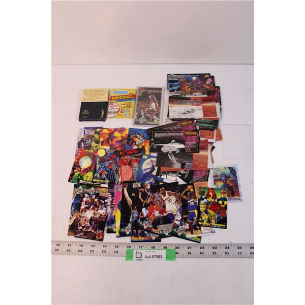Lot of Assorted Trading Cards - Star Wars, NBA, Misc.