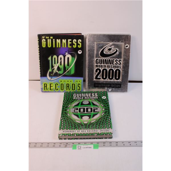 (3) Guinness Book of World Records - 1999, 2000, 2002