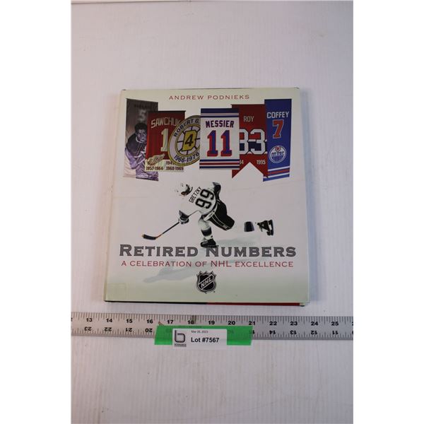 NHL Hockey Book - Retired Numbers