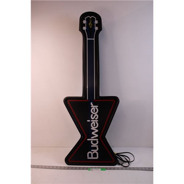 Wall Mount Budweiser Light Bar Sign - 41" Long