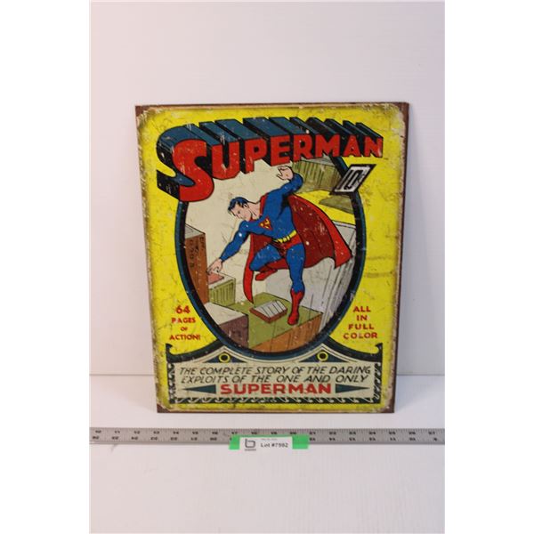 Superman Tin Plate