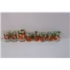 Image 2 : (12) Lot of Vintage Fruit Glasses