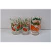 Image 3 : (12) Lot of Vintage Fruit Glasses