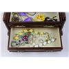 Image 2 : Jewelry Box and Assorted Vintage Jewellery