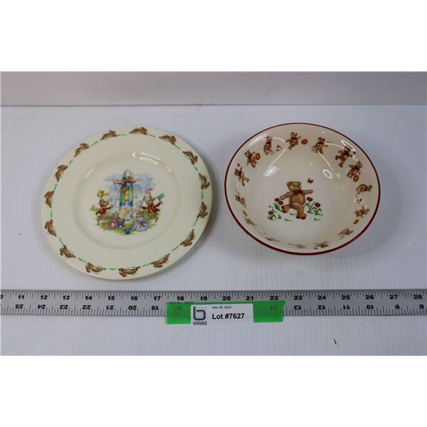 Bowl and Plate Set