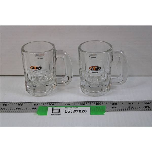 (2) A&W Baby Mugs