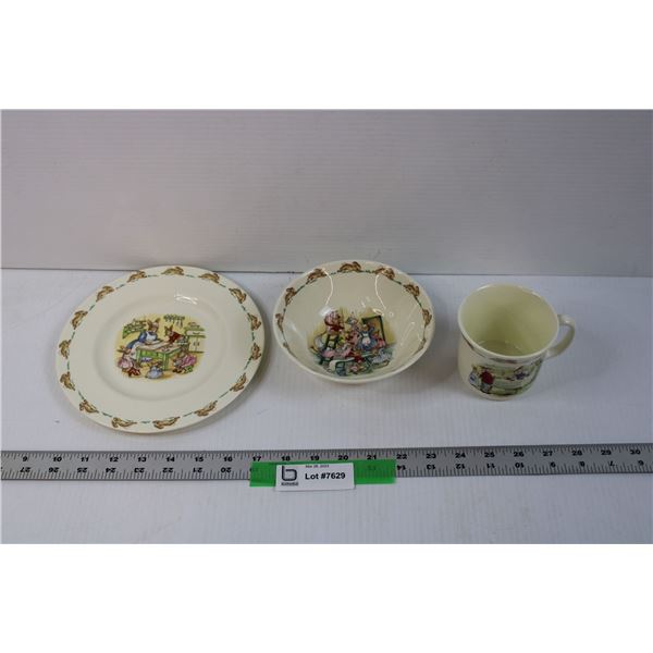 Bunnykins Plate, Mug and Bowl Set