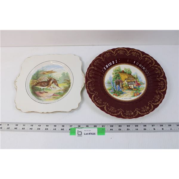 (2) Decorative Plates