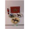 Image 1 : RCMP Memorabilia - Decorative Plates, Calendar