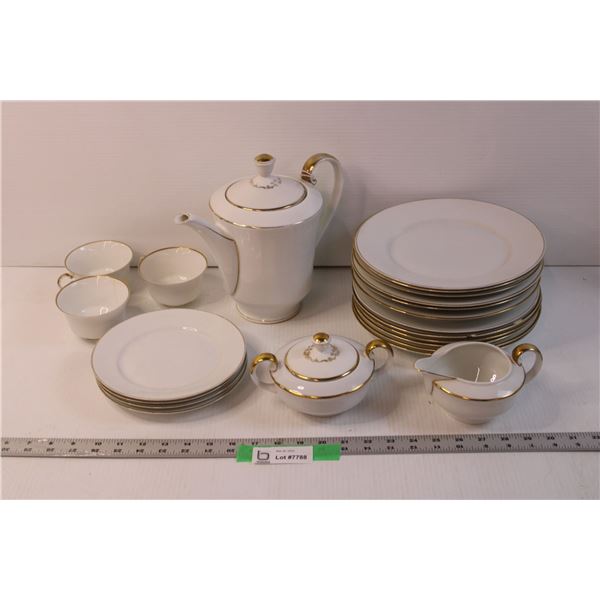 Lot of Dishes - Plates, Tea Pot, Tea Cups, Misc.