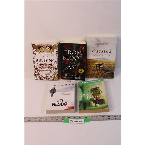 (5) Lot of Assorted Books