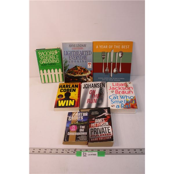 (8) Lot of Assorted Books - Cooking, Gardening, Misc.
