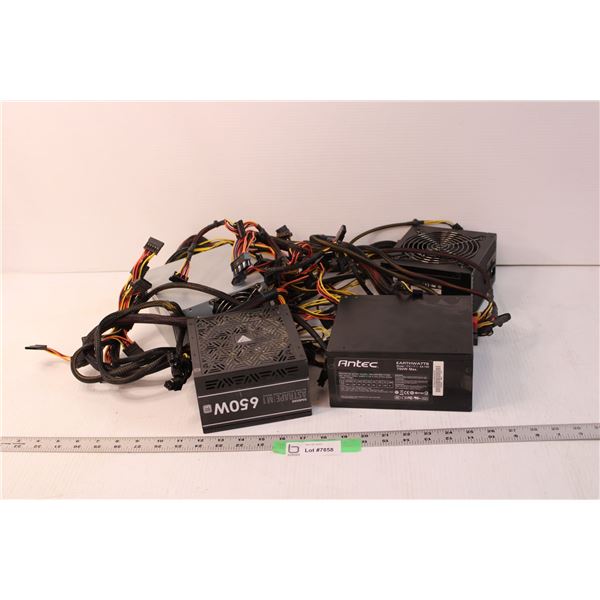 Box of Four Computer Power Supplies (Working)