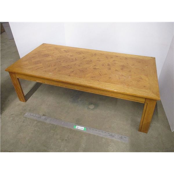 *Wood Coffee Table (48x24x15T)