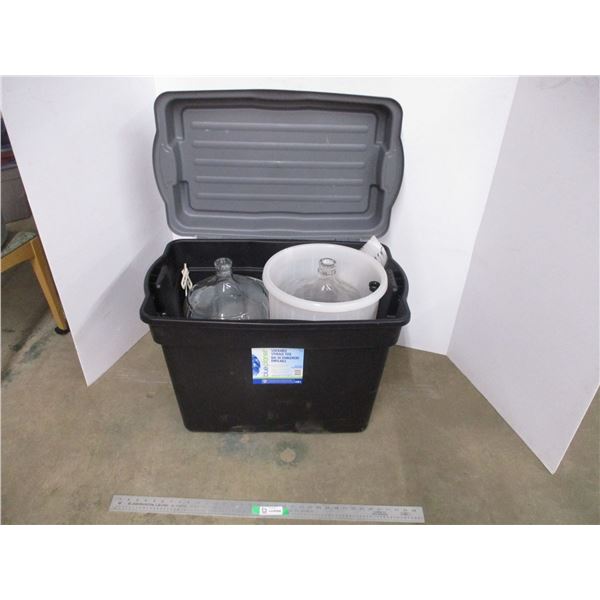 *Tote w/ Wine Making Items