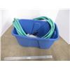 Image 1 : *Tote w/ Hose and Misc. Gardening Items