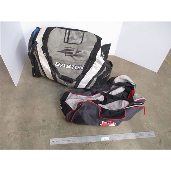 *(2) Hockey Bags (Easton and Team Canada)