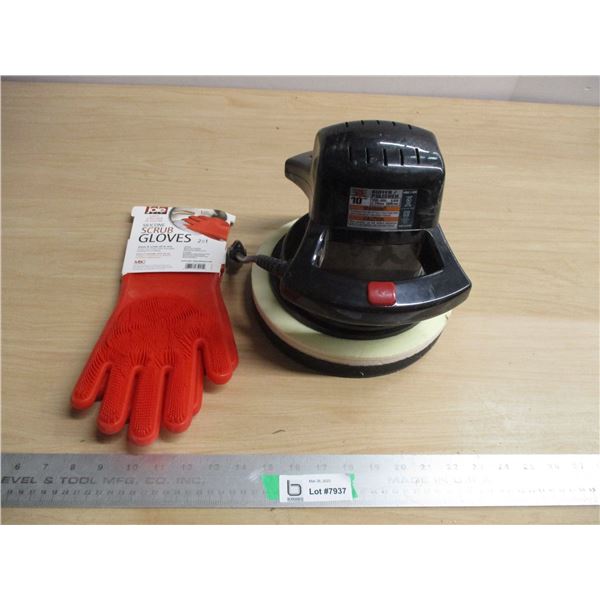 10" Polisher + Scrub Gloves