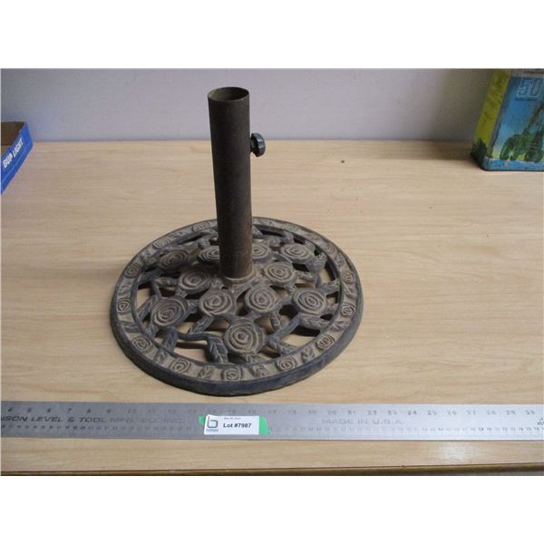*Cast Iron Umbrella Base