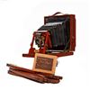 Image 1 : King Large Format Camera with Tripod, c. 1900.