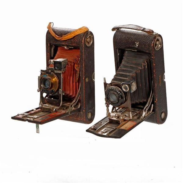 Kodak Large Folding 3-A Camera, with another.