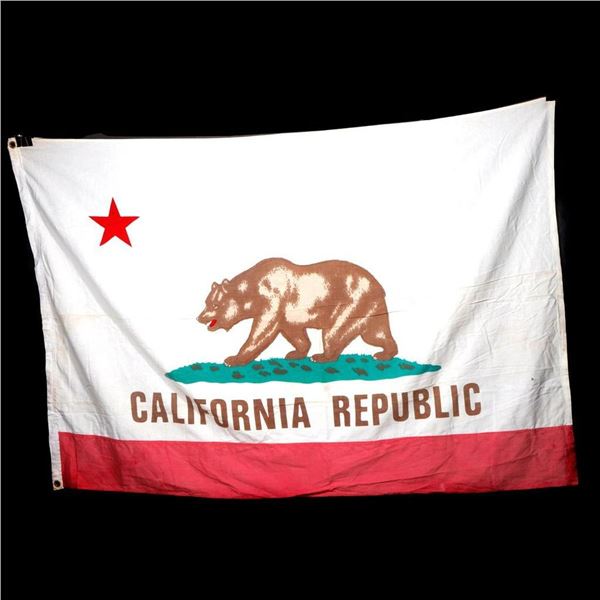 Two California Republic Flags.