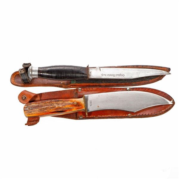 A Gladstone Bowie Knife, with another.